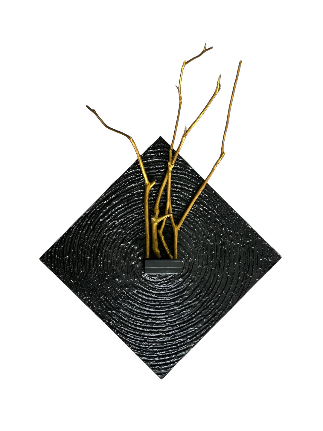 Taurrus Wood Glossy Hanging Hall Wall Hangings-15.4In