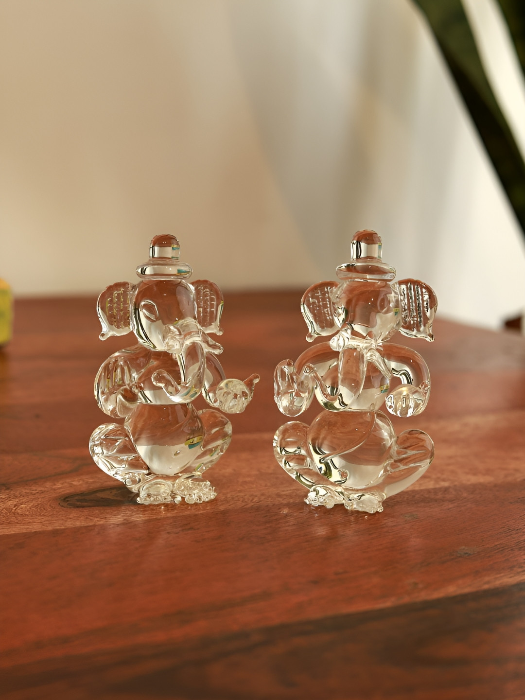 Unravel India Transparent Religious Idol Showpiece
