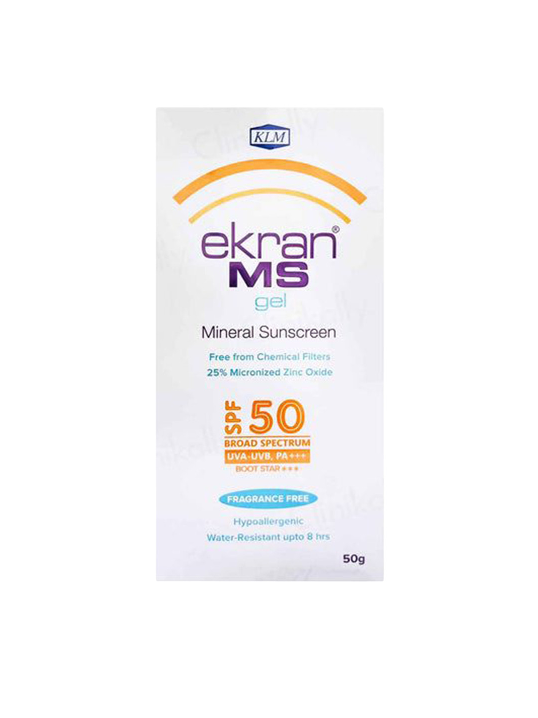 Ekran Ms 50 SPF Sunscreen Gel 50g