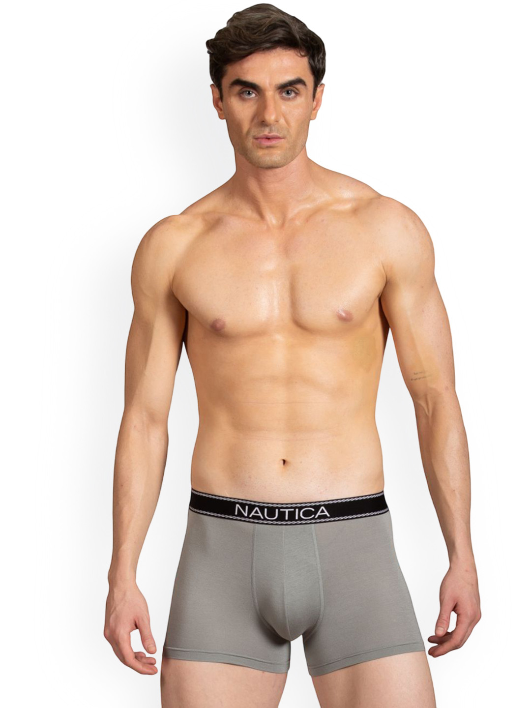 Nautica Anti-Bacterial Mid-Rise Trunk BLTRK01-NGRY