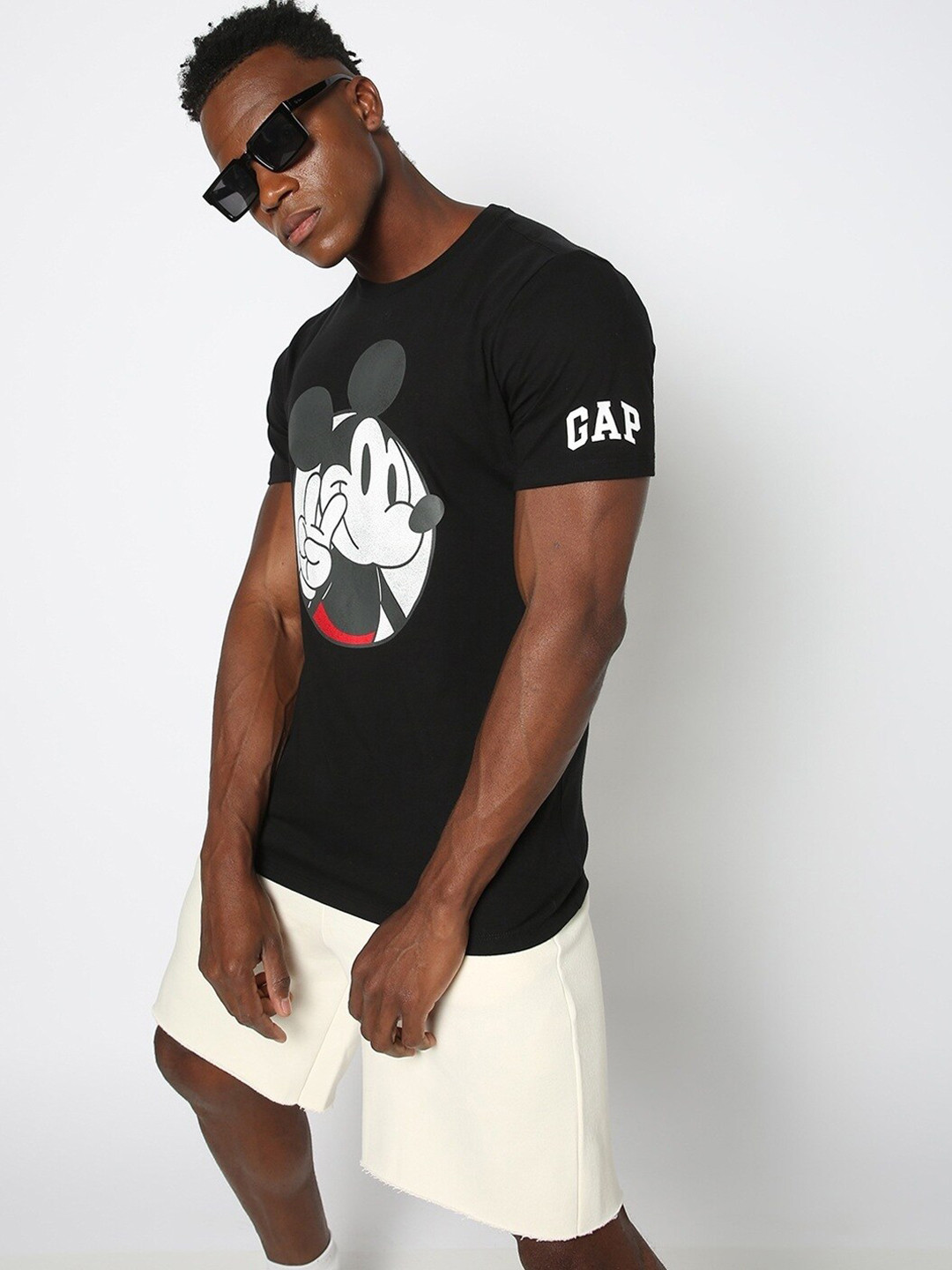 GAP Mickey Mouse Print Pure Cotton T-shirt