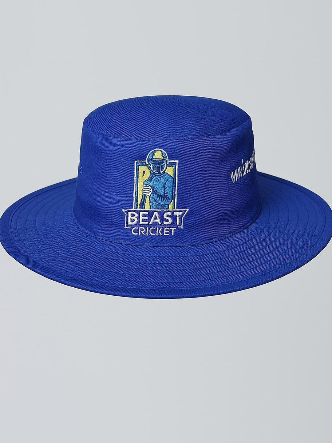 BEAST CRICKET Men Navy Blue Embroidered Sun Hat