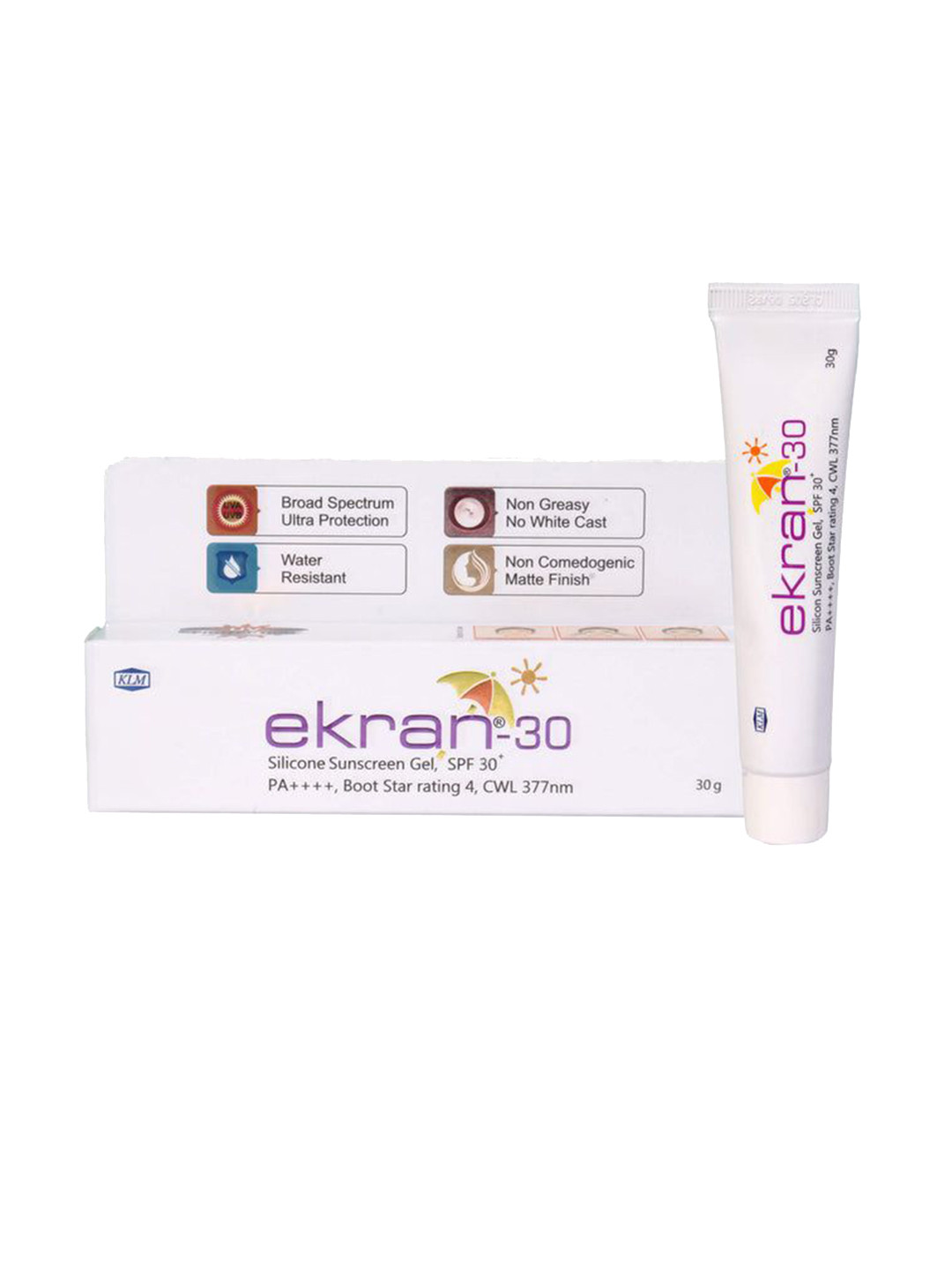 Ekran 30 Silicon Sunscreen Gel SPF 50 30 g