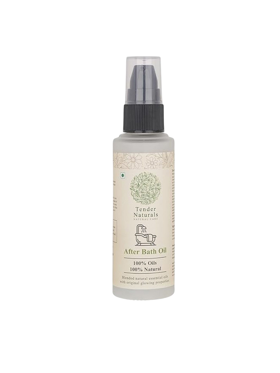 Tender naturals After Bath Oil With Almond & Jojoba Oil - 50 ml