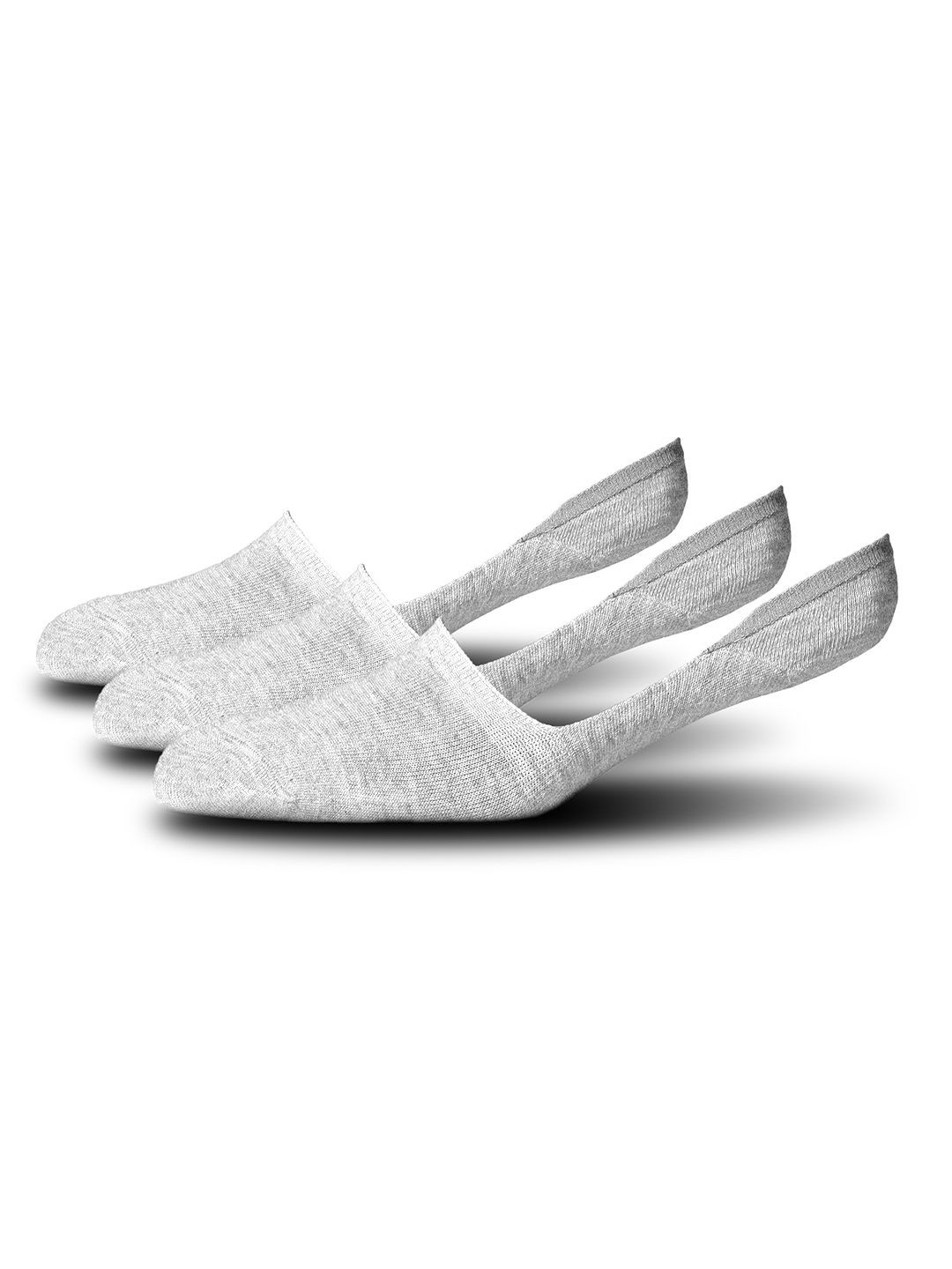 MARLIT Men Pack Of 3 Cotton Shoe-Liner Socks