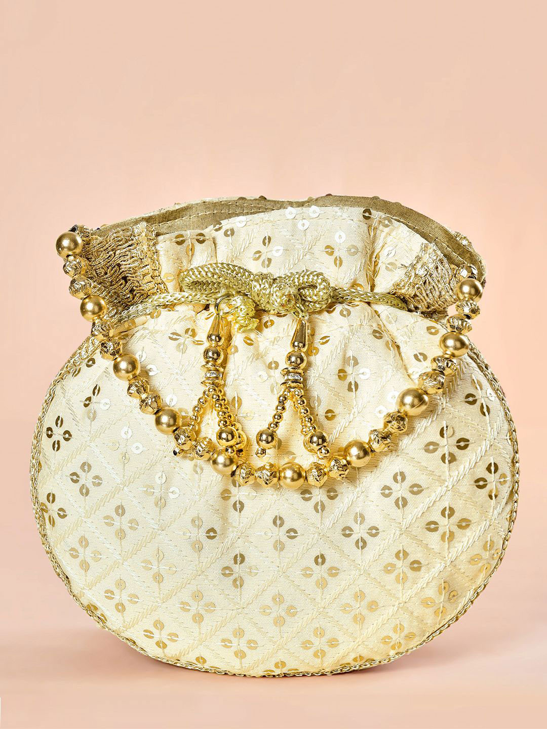 Peora Embroidered Potli Clutch