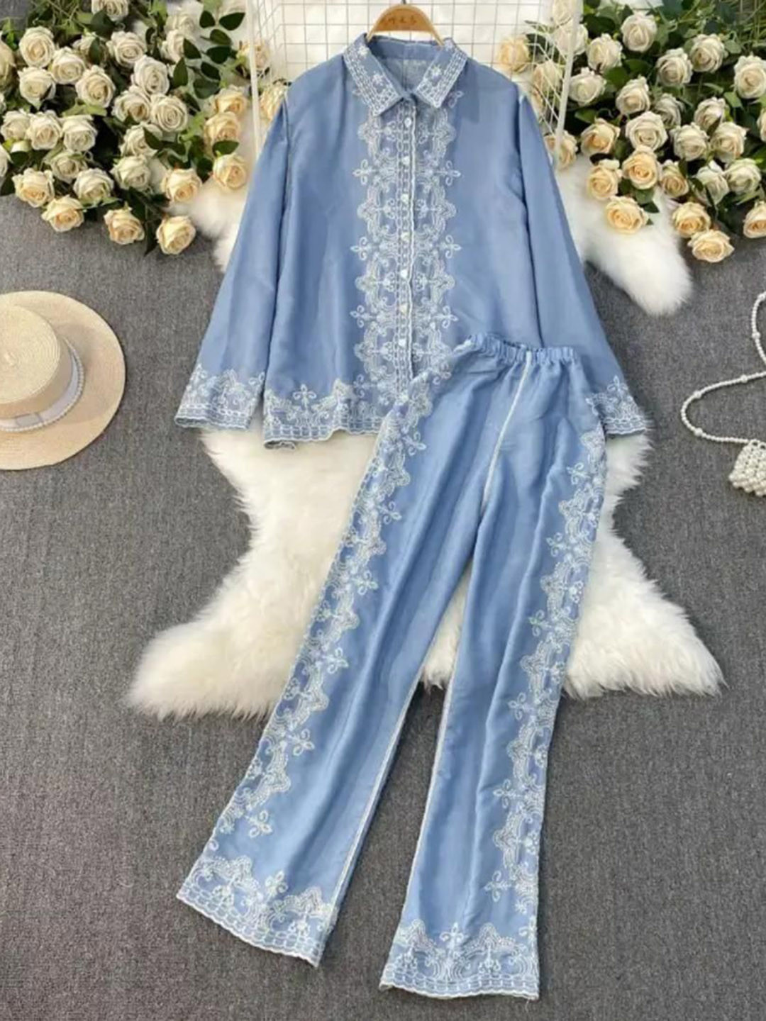 Miss Mosa By Akanksha  Berry Statement Summer Coord Set