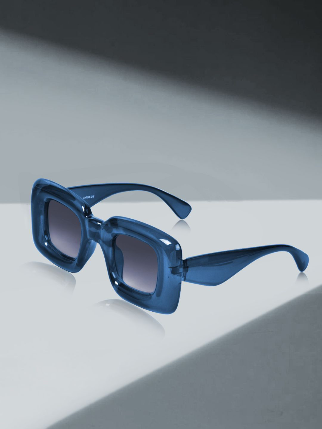 DressBerry Women Square Sunglasses With UV Protected Lens DBSG-86744-05-Blue