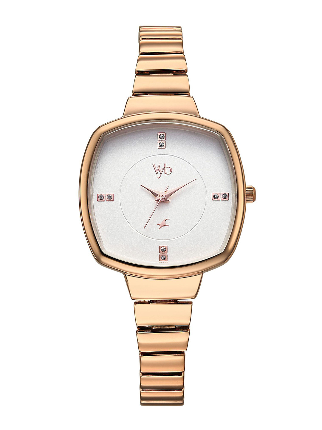 Fastrack Women Dial & Bracelet Style Straps Analogue Watch FV60081WM01