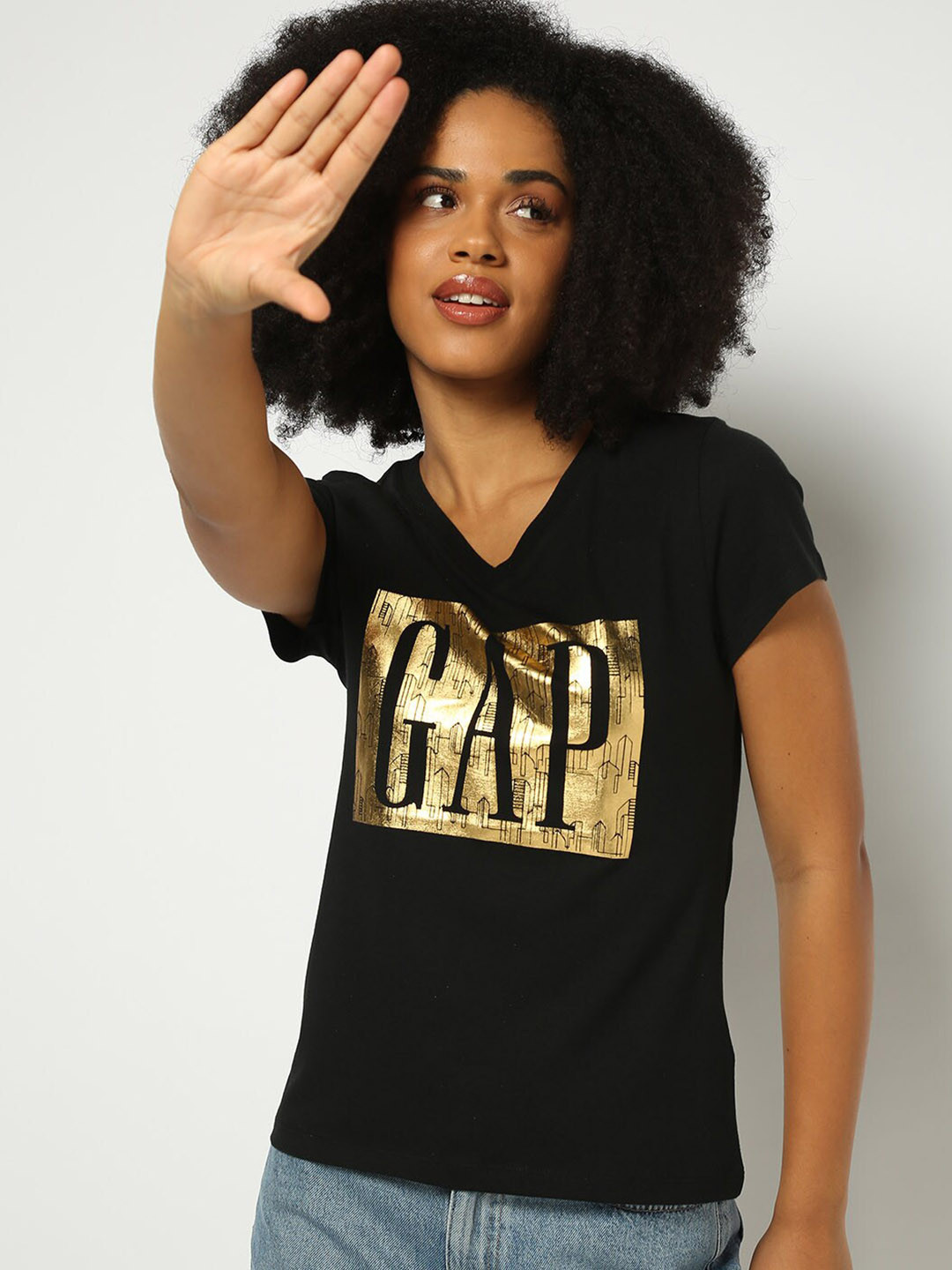 GAP Women Brand Logo Printed T-shirt