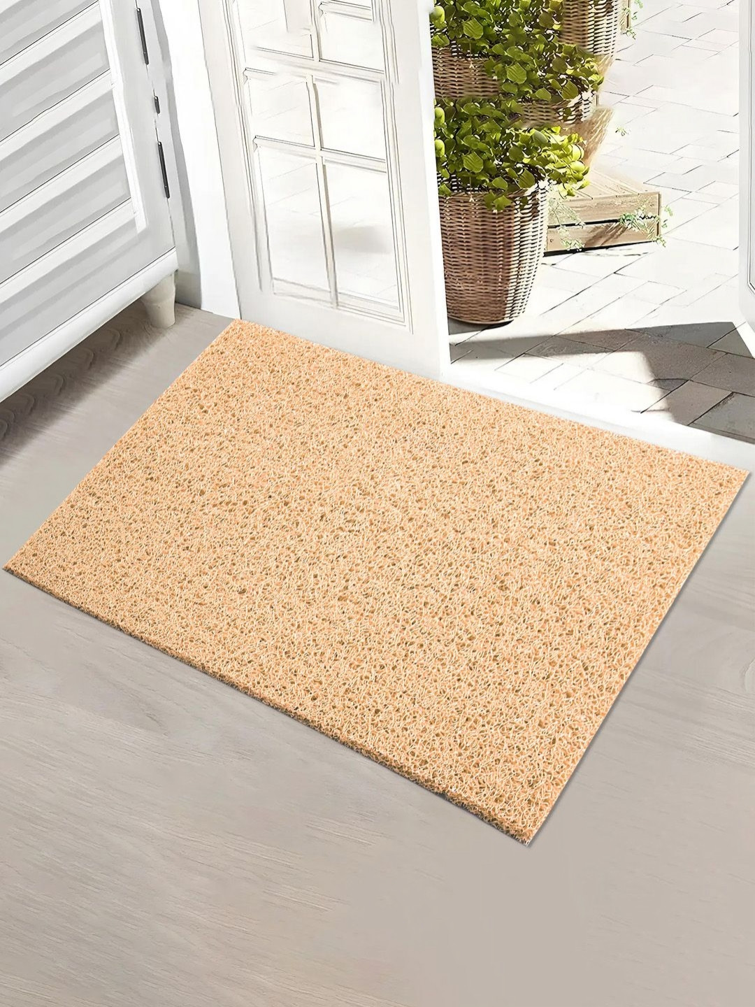Aura Cream Colored Water Absorbing Doormats