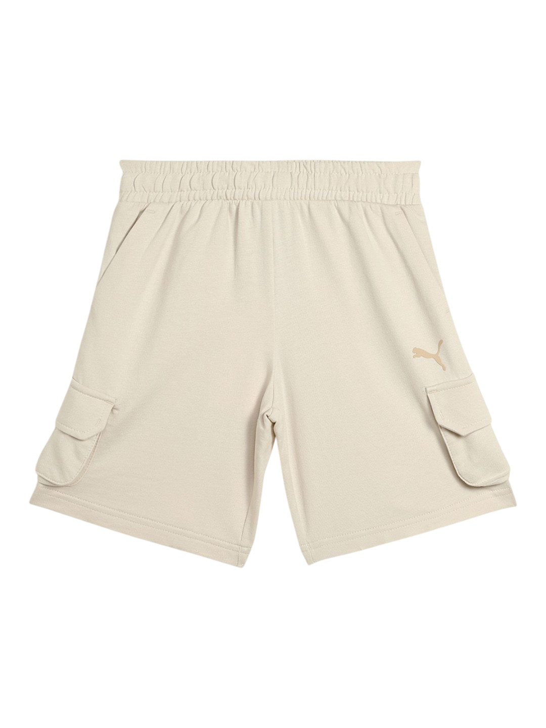Puma Premium Ess Boys Pure Cotton Mid Rise Cargo Shorts