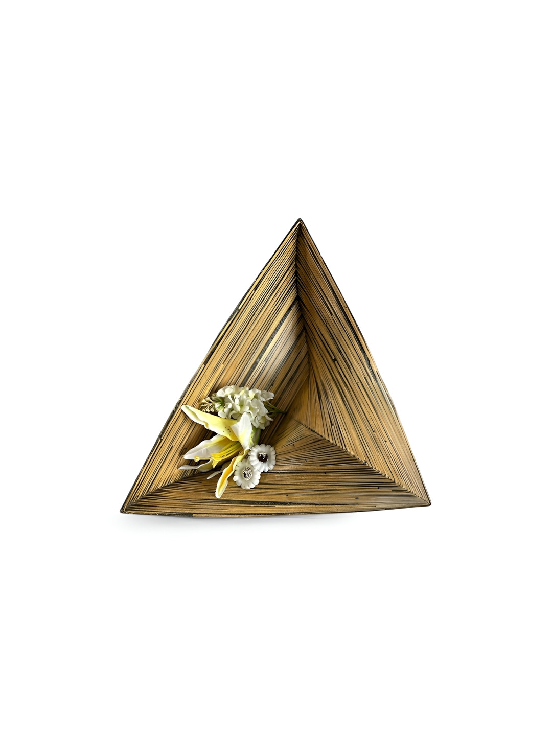 Taurrus Brown Wood Natural Living Room Medium Showpiece -
