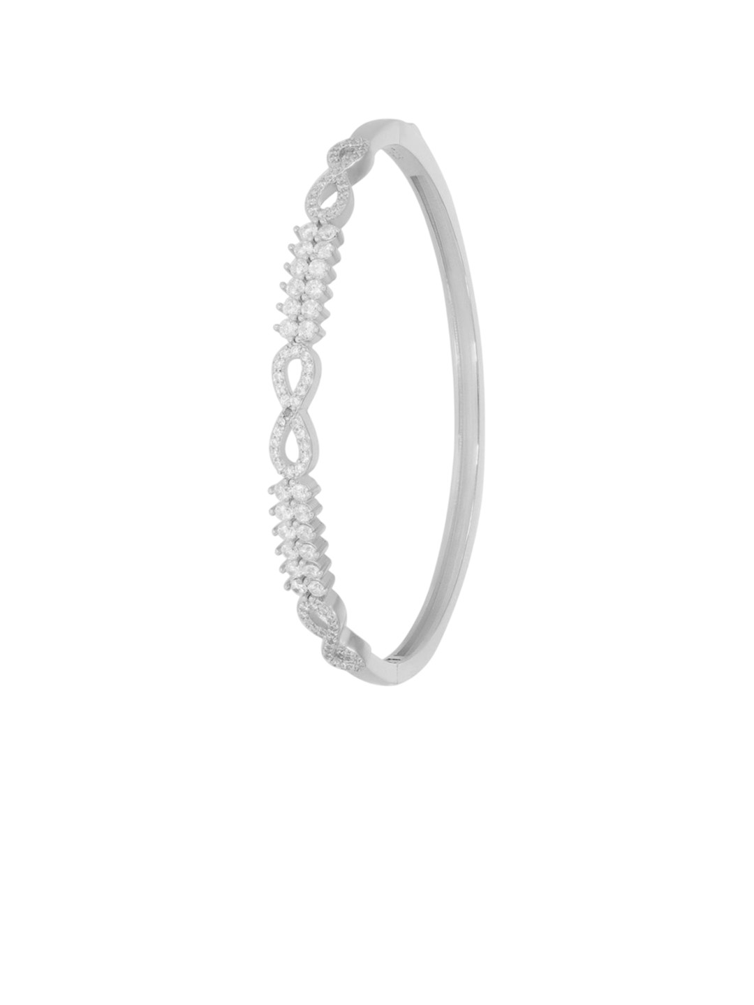 BHIMA 925 Sterling Silver Endless Grace Cuff Bangle