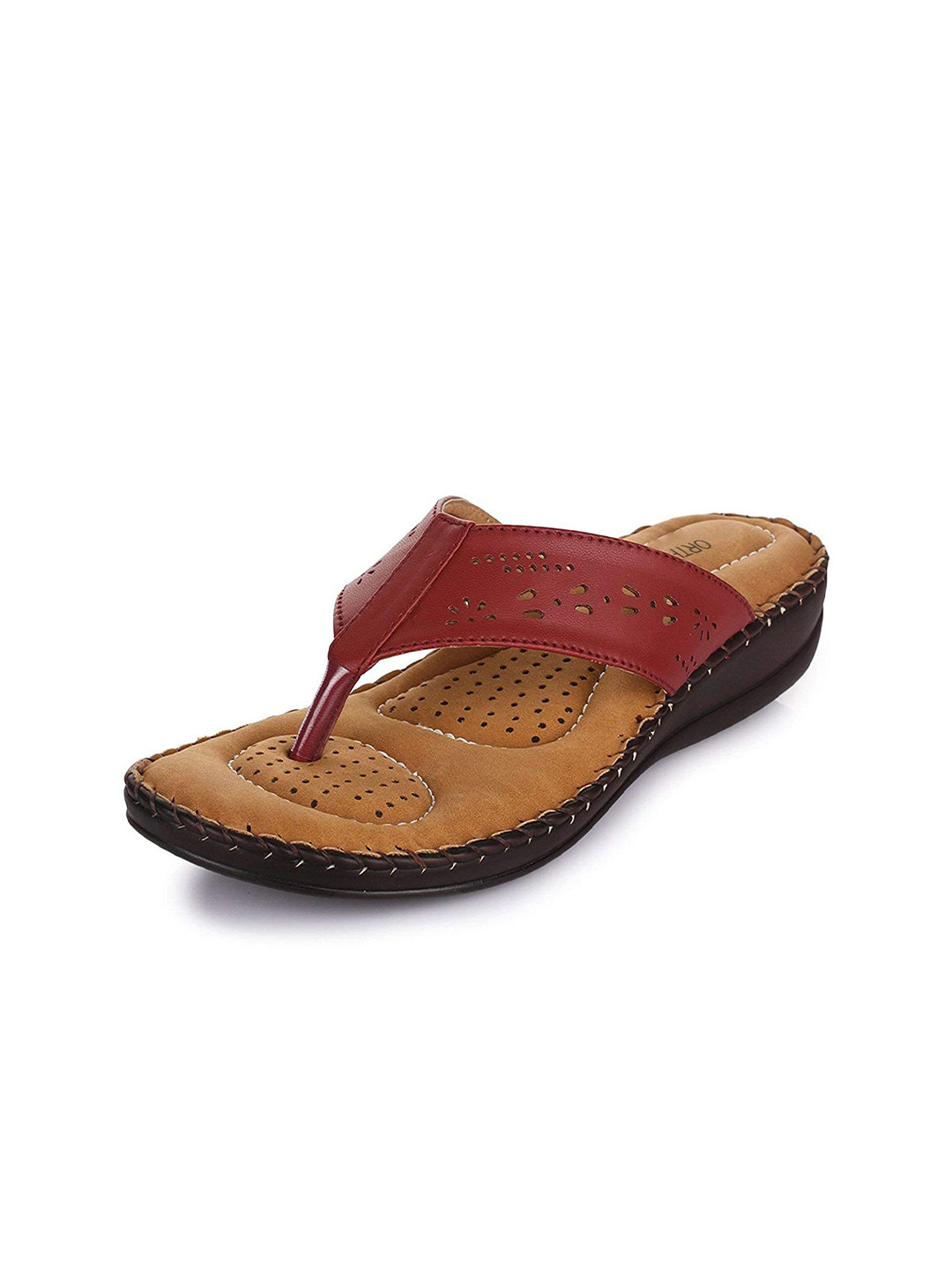 ORTHO JOY Women Open Toe Wedge Sandals
