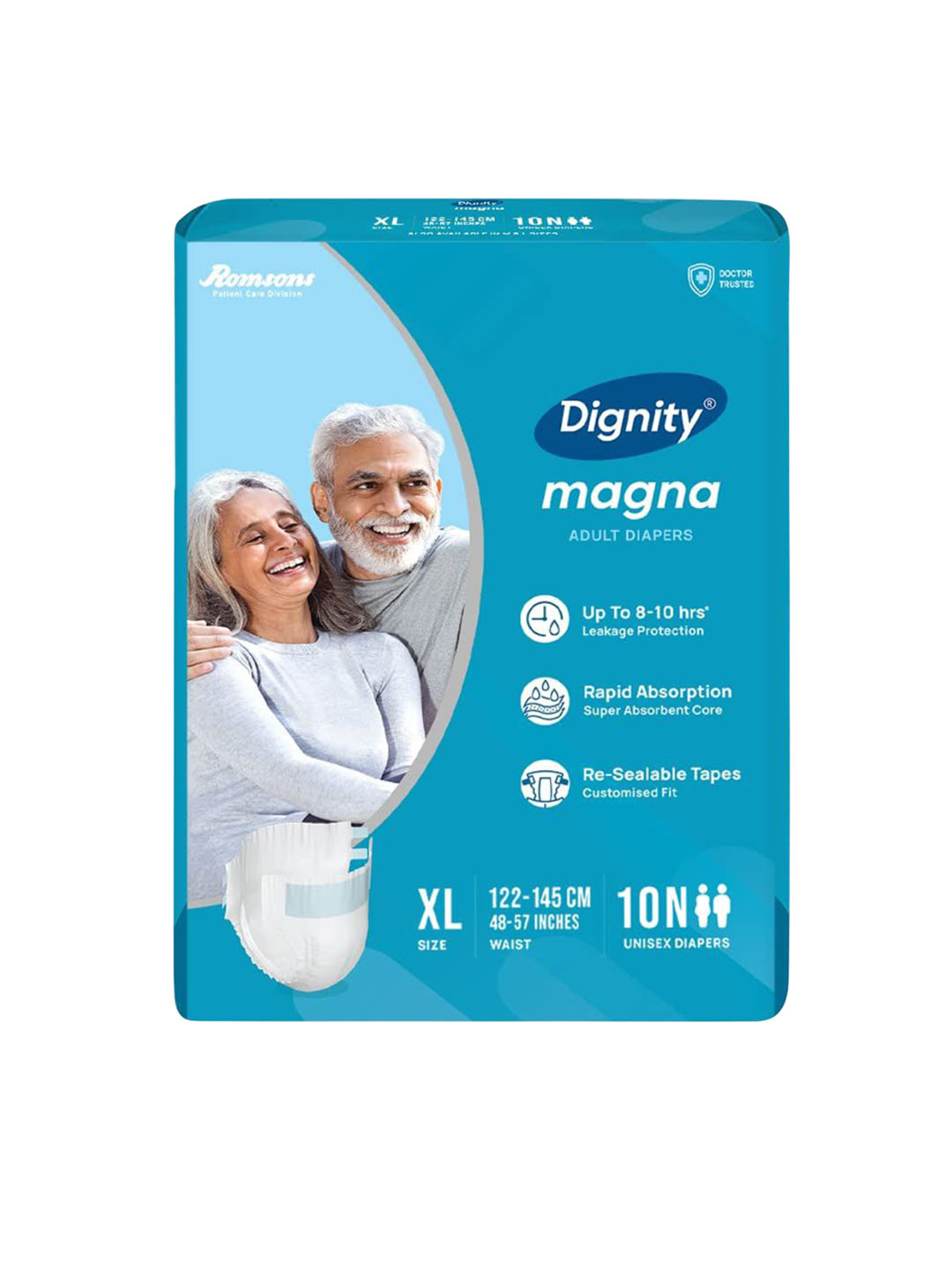 Dignity Magna Adult Diapers - 10Pc