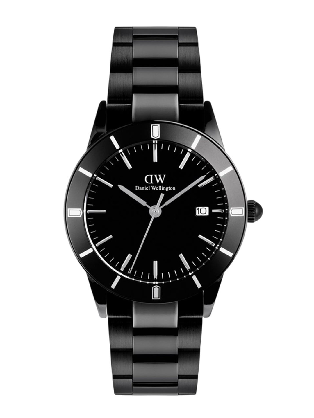 Daniel Wellington Index Bezel Men Dial & Stainless Steel Style Straps WatchDW00100821K