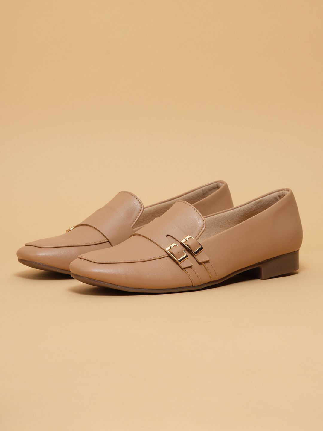 ERIDANI Women Square Toe Ballerinas