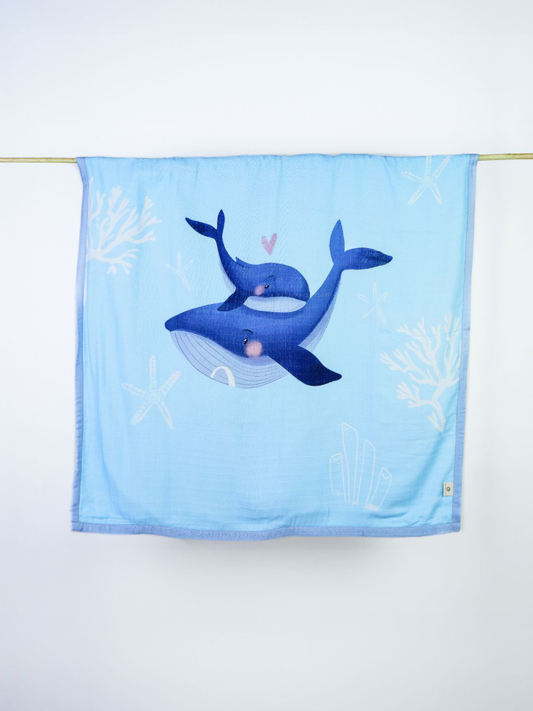 cocoon care Abstract Printed 120 GSM Cotton Single Bed Blanket