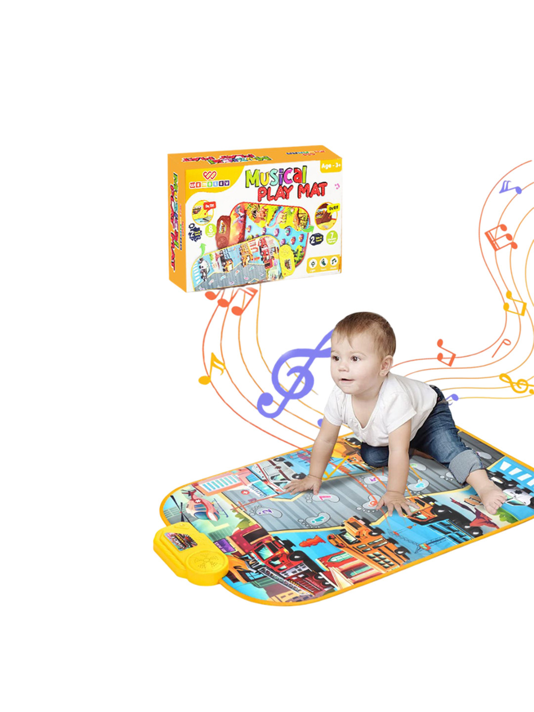 WEMBLEY Vehicles Mat Musical Toys