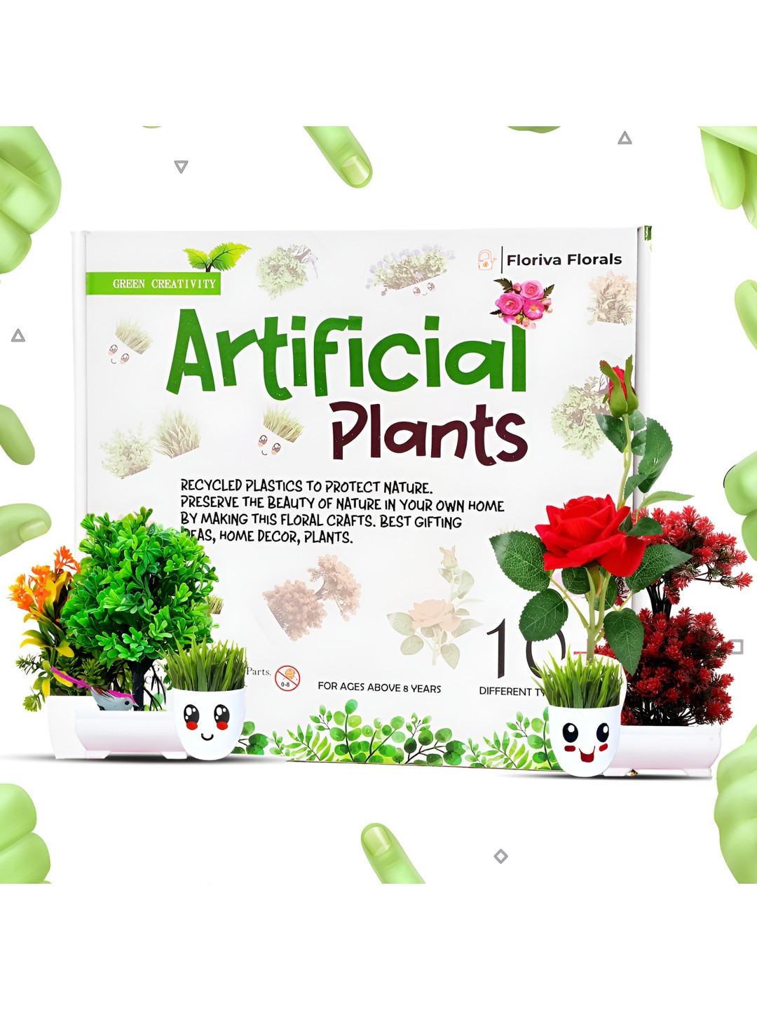 Asharya Hanging Artificial Plant With Pot