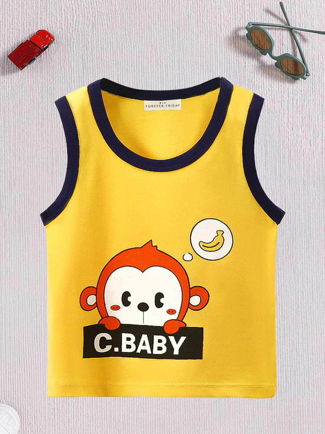 FOREVER FRIDAY Boy Printed T-shirt with Short Clothing Set