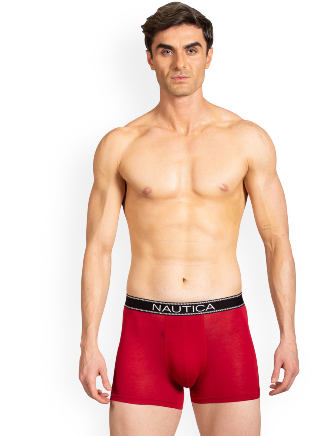 Nautica Anti-Bacterial Mid-Rise Trunk BLTRK01-RRED