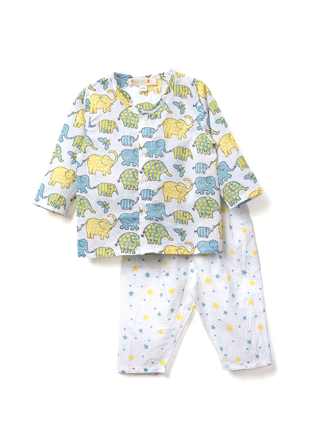 TIDY SLEEP Boys Printed Shirt with Pyjamas