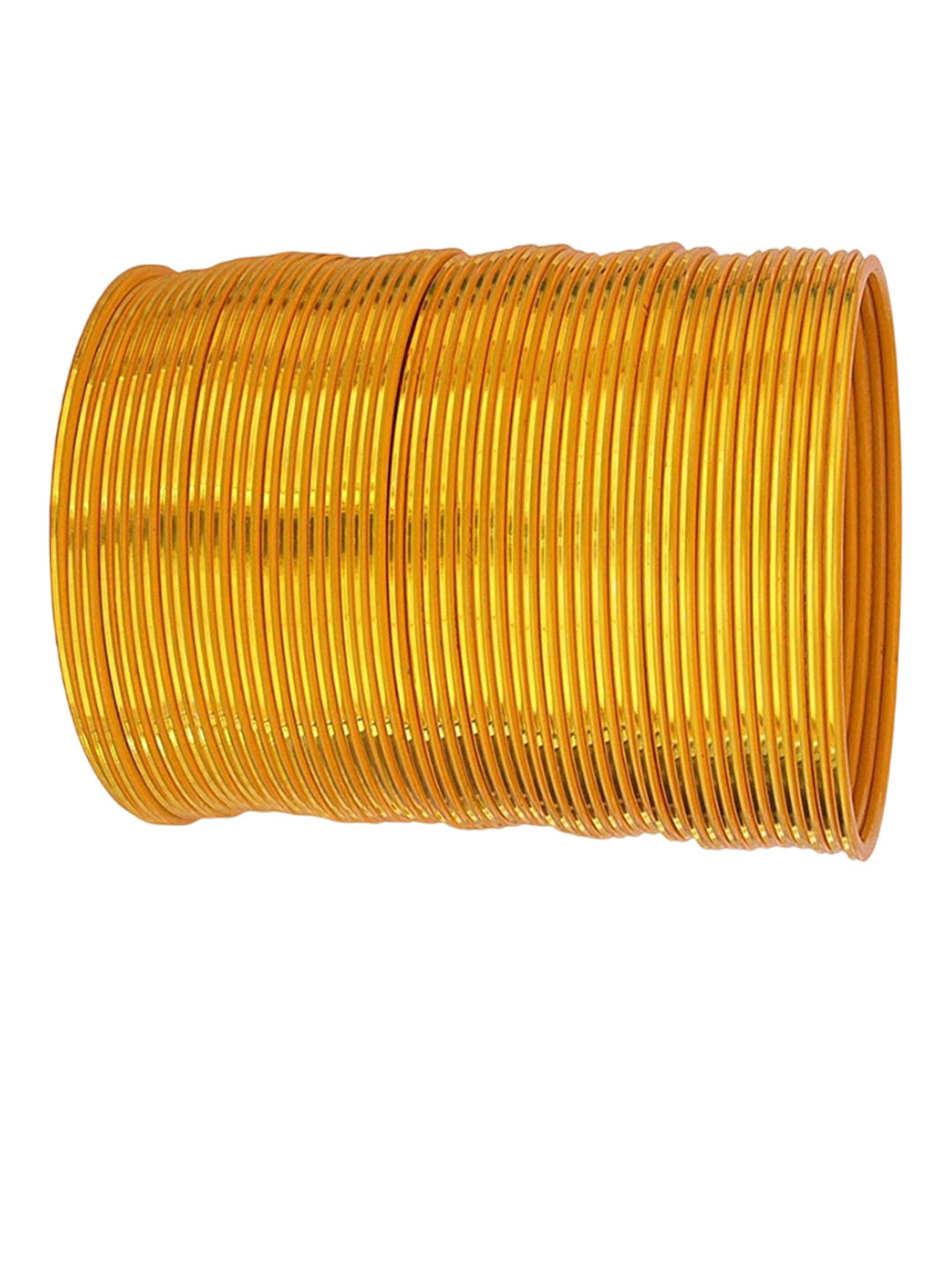 T4 JEWELS Set Of 48 Metal Glossy Finish Bangles