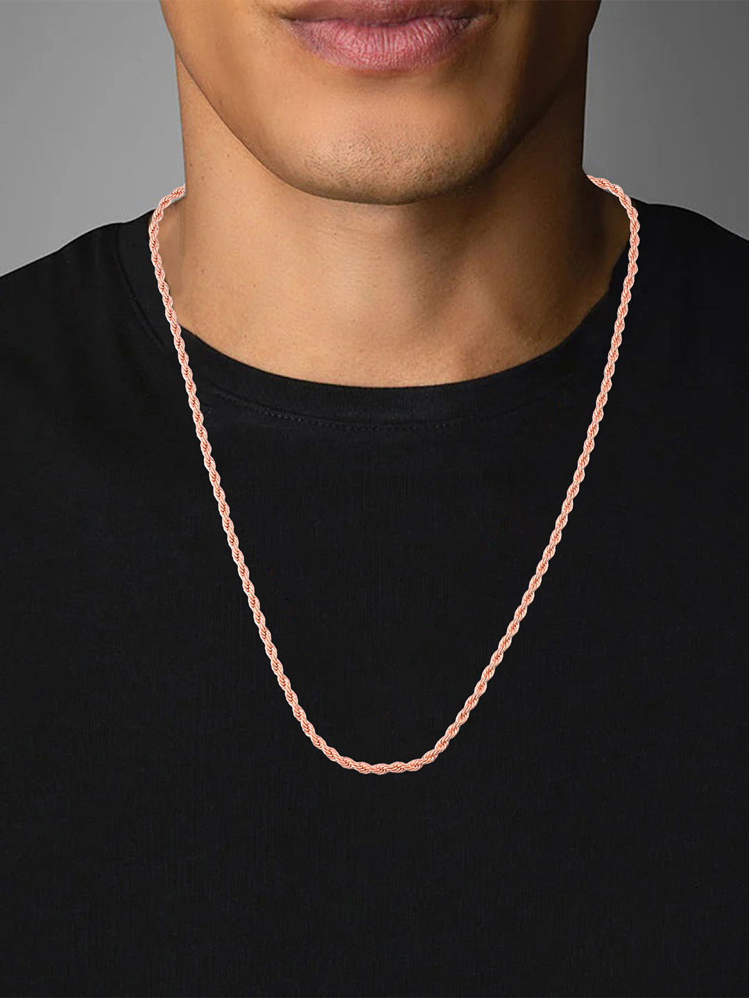 MEMOIR Copper-Plated Minimal Rope Chain