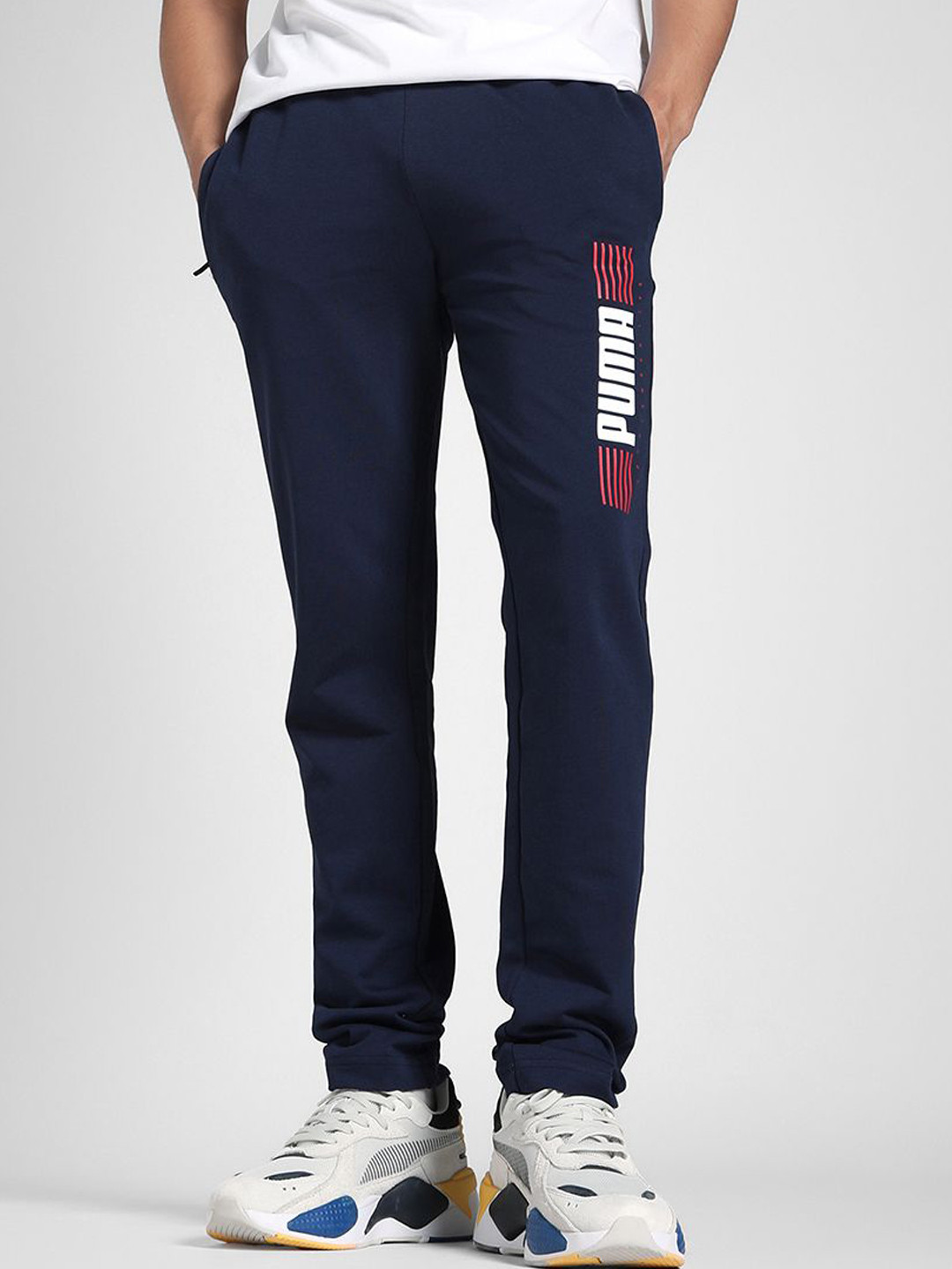 Puma Essential Zippered Graphic Men's Pants