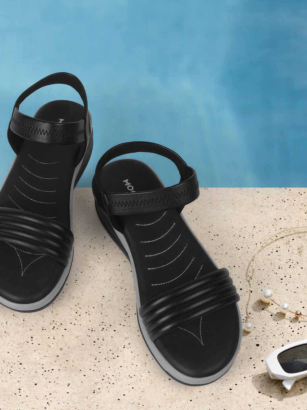 Mochi Textured Block with Laser Cuts Heels