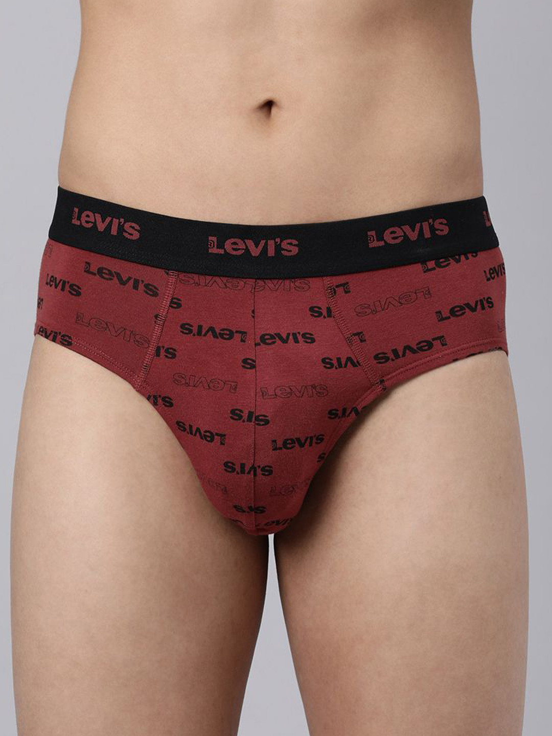 Levi's 021 Men Cotton  Low Rise Outer Elastic Waistband Designer Brief
