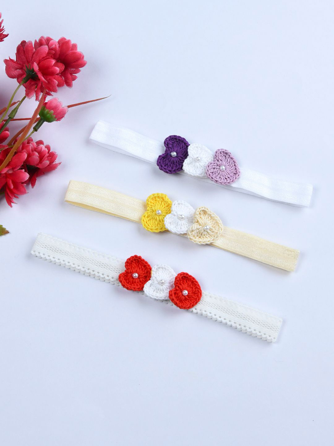 FUNKRAFTS Pack Of 3 Girls Chill Wrap Headband