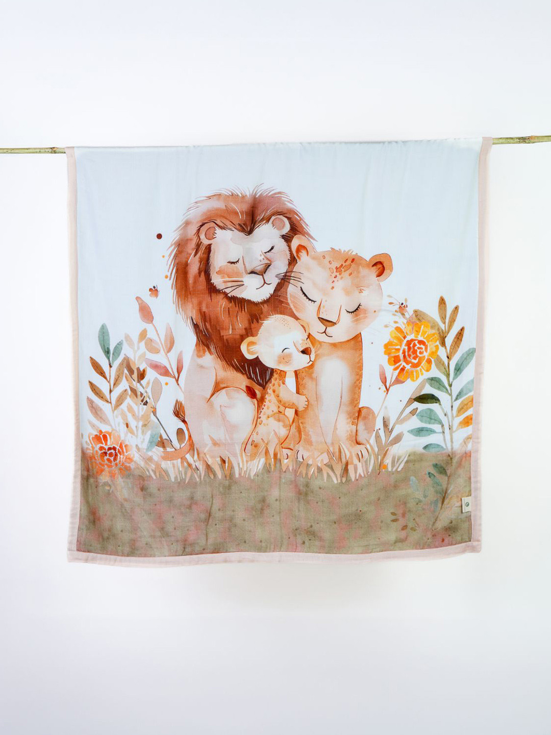 cocoon care Cotton Cartoon Characters 120 GSM Cotton Single Bed Blanket