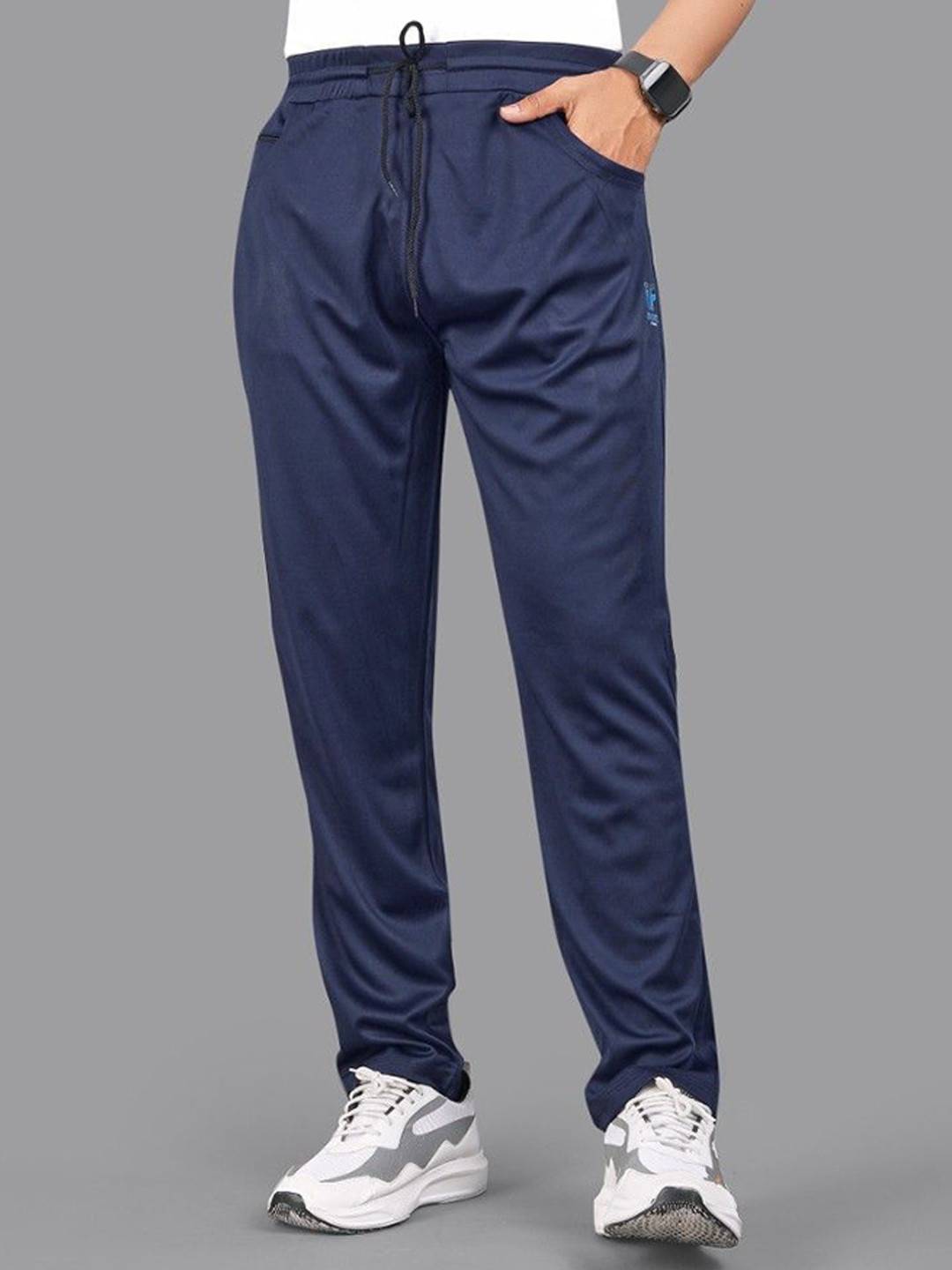 ISUEL FAB Men High-Rise Relaxed-Fit Storm-Fit Trackpants