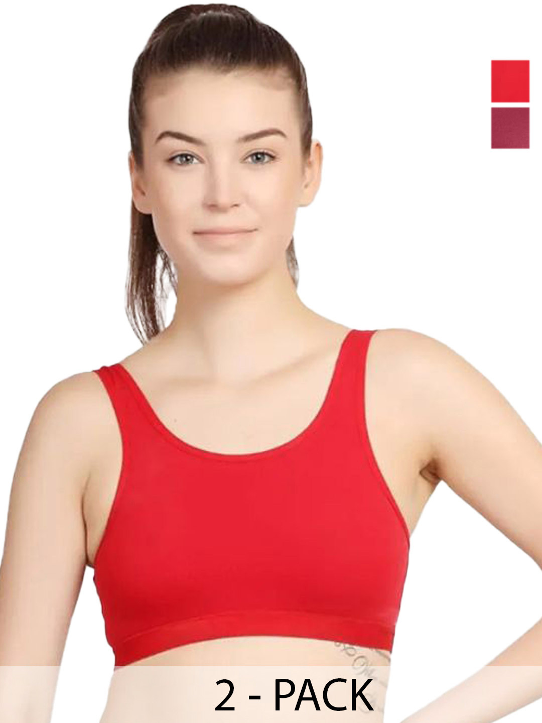 VS Beauti Women Pack of 2 Full Coverage Non Padded Bra