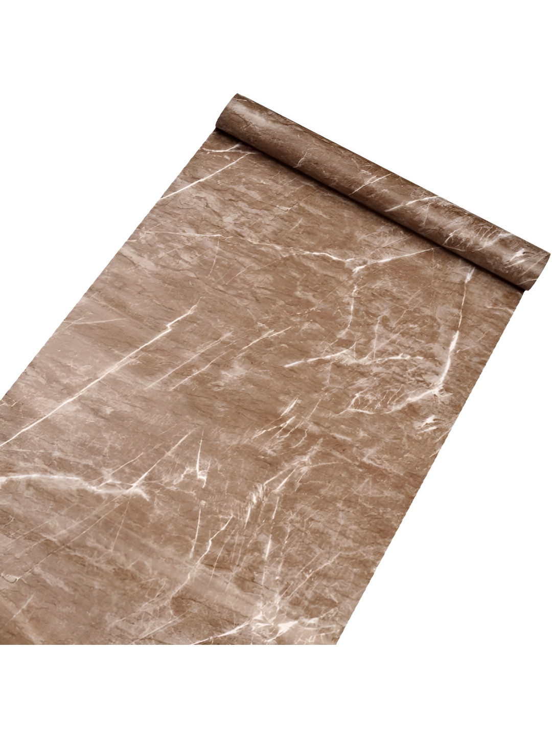 INDIAN ROYALS Brown With White  Printed Self-Adhesive & Durable Wall Sticker