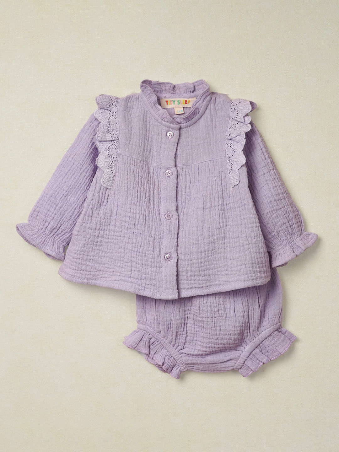 TIDY SLEEP Girls Shirt with Shorts