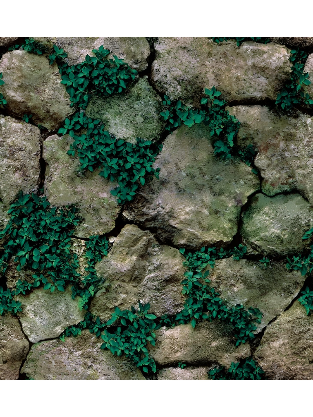 INDIAN ROYALS Green Grass Printed Self-Adhesive & Durable Wall Sticker