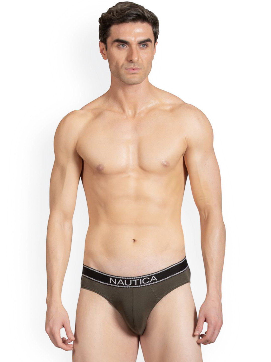 Nautica Pure Cotton Mid-Rise Basic Briefs RBF02-FNIT