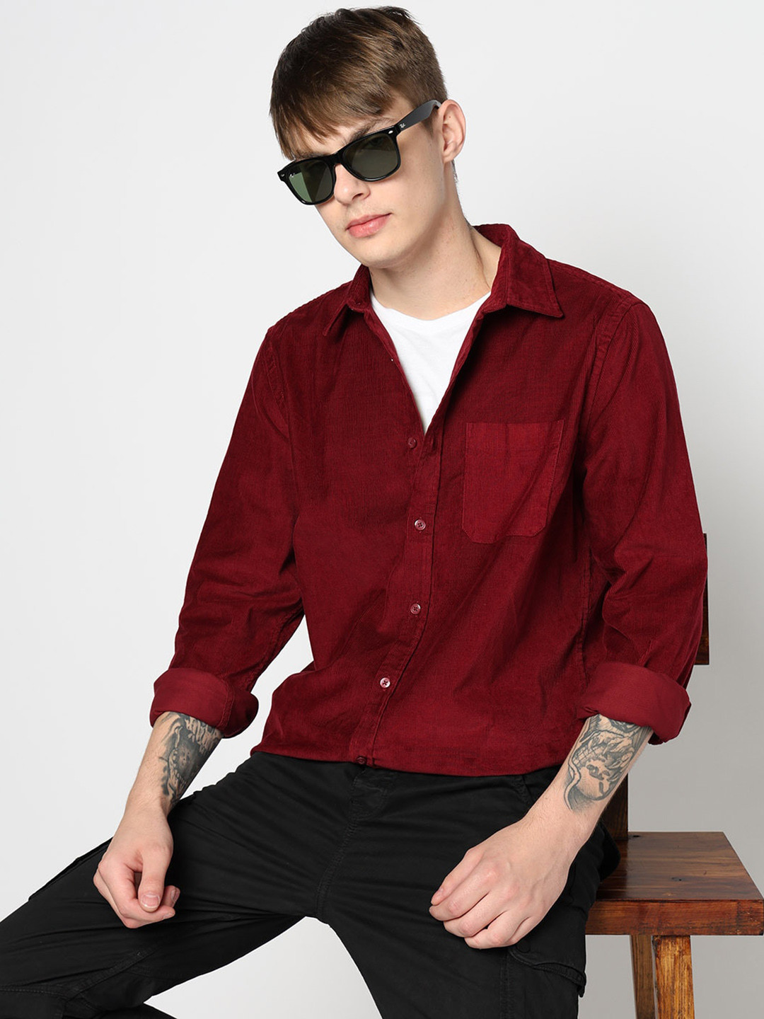GAP Standard Fit Corduroy Casual Shirt