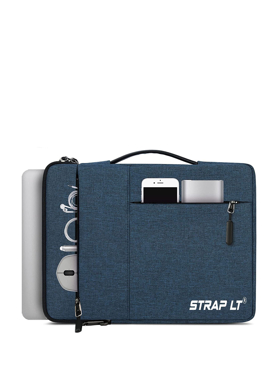 Straplt Women Solid One Handle Laptop Sleeve