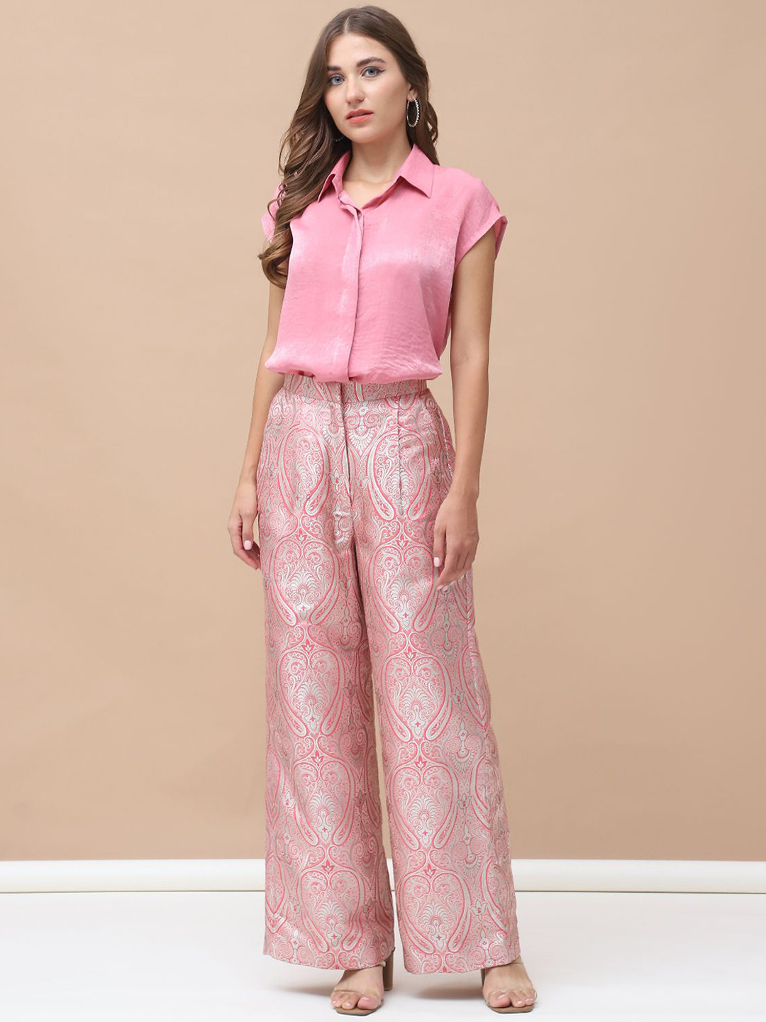 KELIN Printed Shirt With Trousers Co-Ords