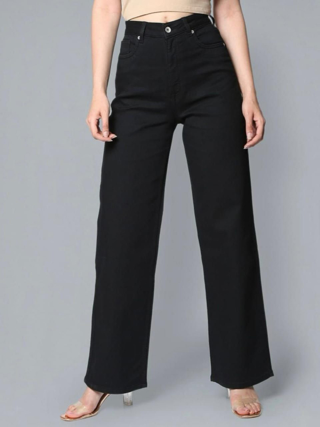 SKIIE STREET Women Straight Fit High-Rise Jeans