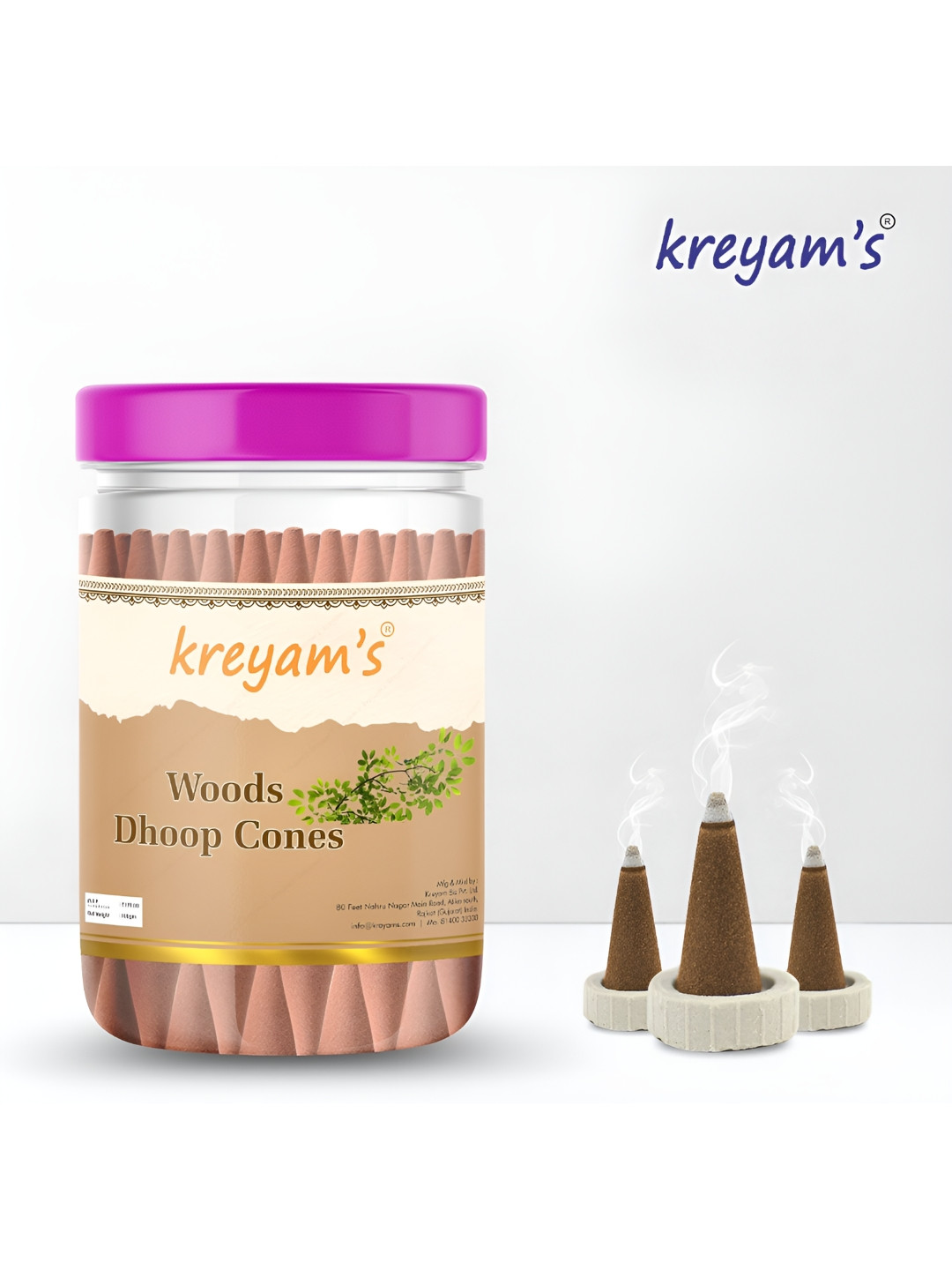 kreyam's Brown Textured Incense Stick Holder