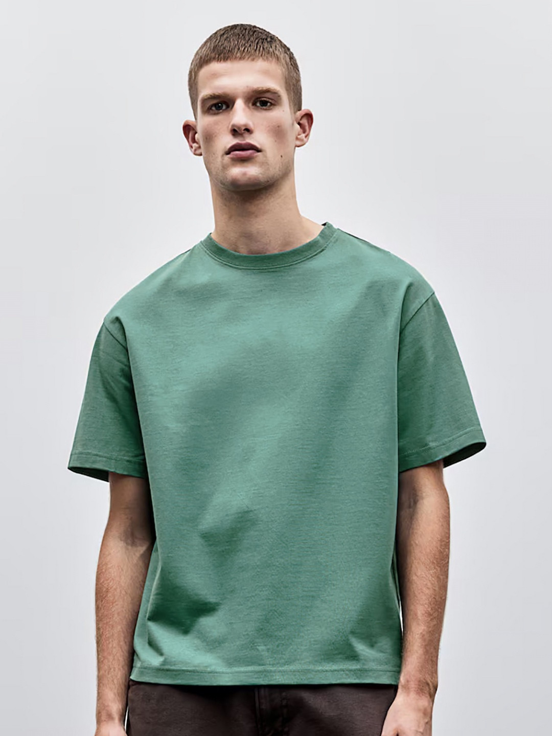 MISCHIEF MONKEY Pure Cotton Drop-Shoulder Sleeves Oversized T-shirt