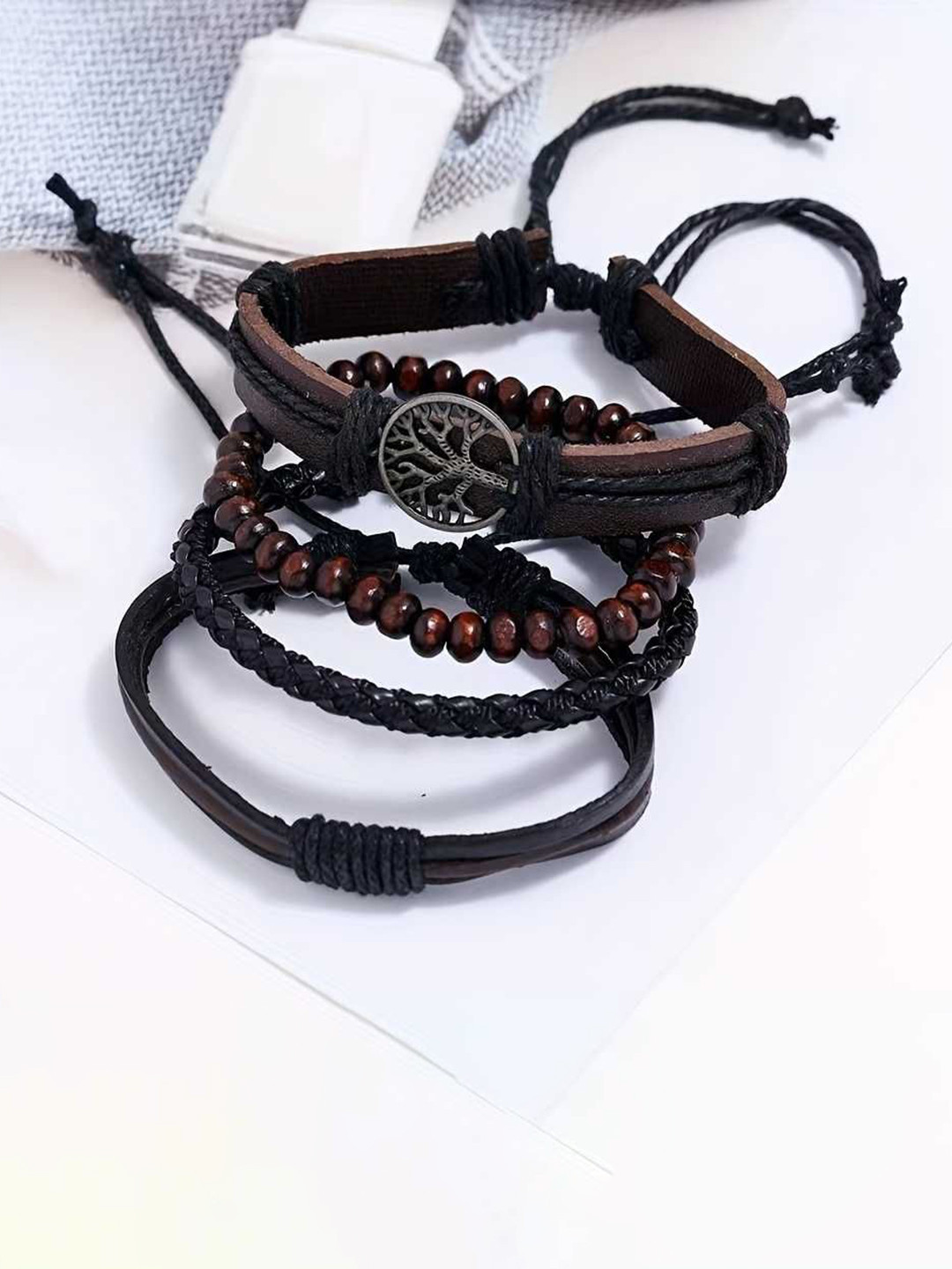 Bling Queen Set Of 4 Wraparound Bracelets