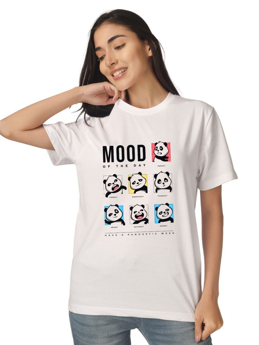 PULP Mood of the Day Typography Printed Cotton Relaxed Fit T-shirt