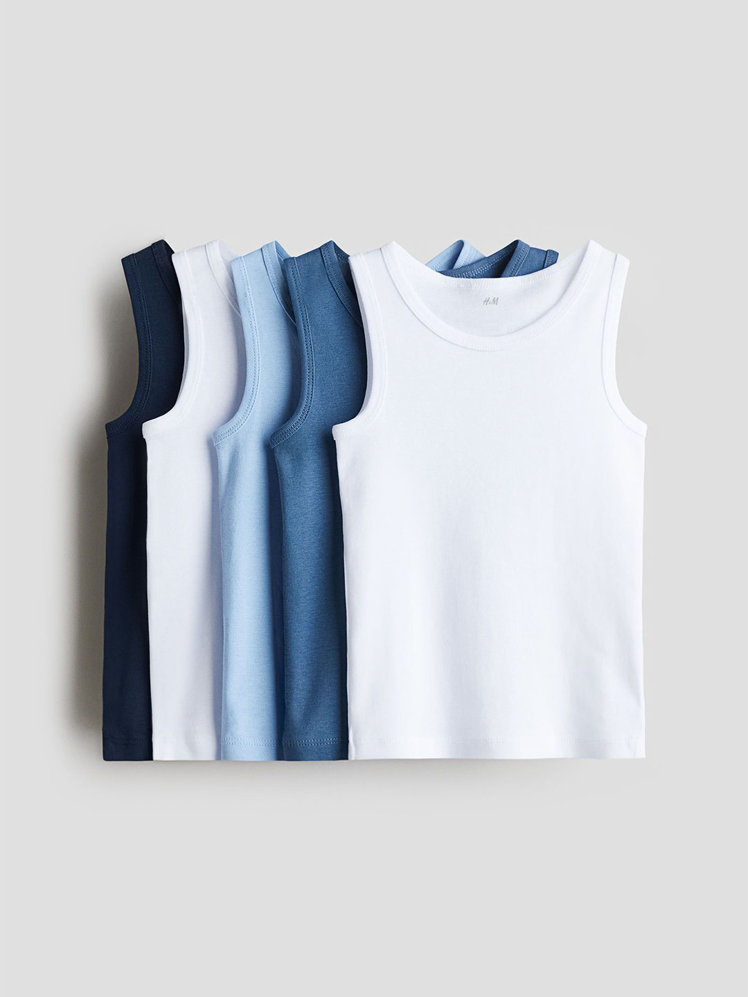 H&M 5-Pack Cotton Vest Tops